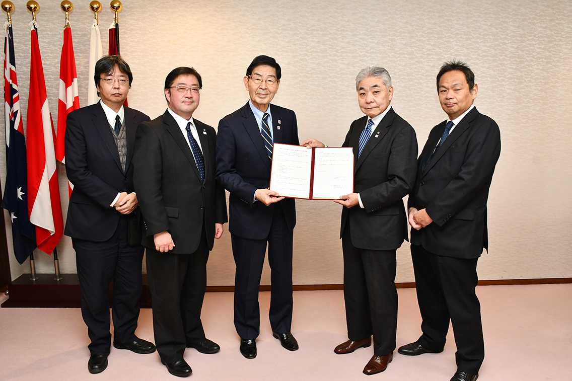 台東区　災害協定締結・表敬訪問